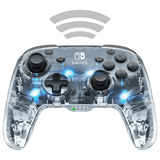 Switch Afterglow Deluxe Wireless Controller viewed front on with wireless connectivity