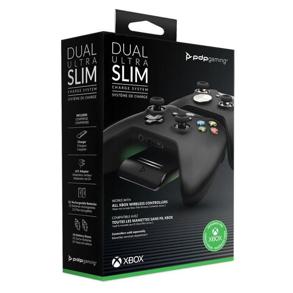 PDP Gaming Dual Ultra Slim Charge System for Xbox