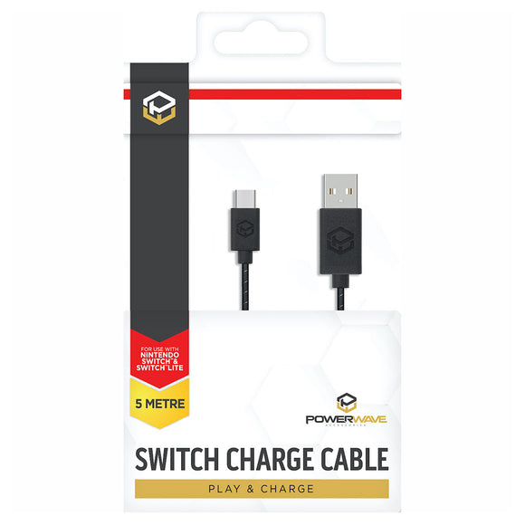 Powerwave Nintendo Switch 5m Controller Charging Cable