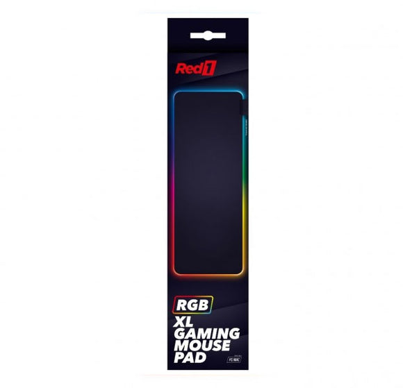 Red1 RGB XL Gaming Mouse Pad (Black)
