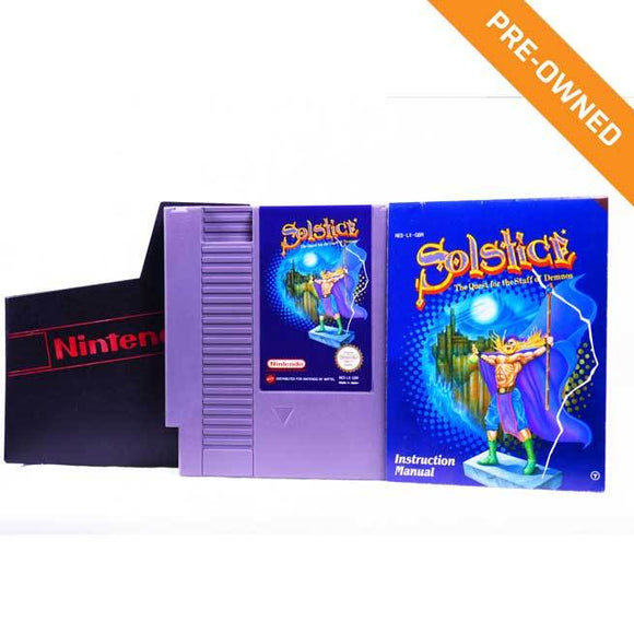 NES | Solstice: The Quest for the Staff of Demnos [PRE-OWNED]