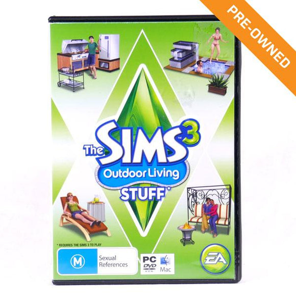 PC | Sims 3: Outdoor Living Stuff Expansion Pack [PRE-OWNED]