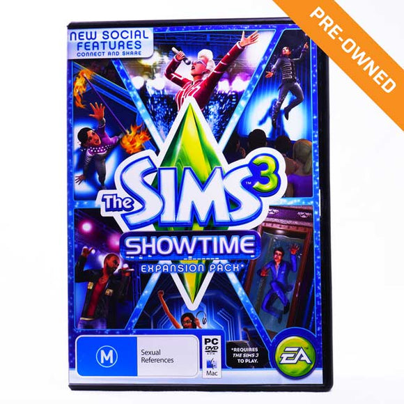PC | Sims 3 Showtime Expansion Pack [PRE-OWNED]