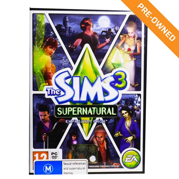 PC | Sims 3: Supernatural Expansion Pack [PRE-OWNED]