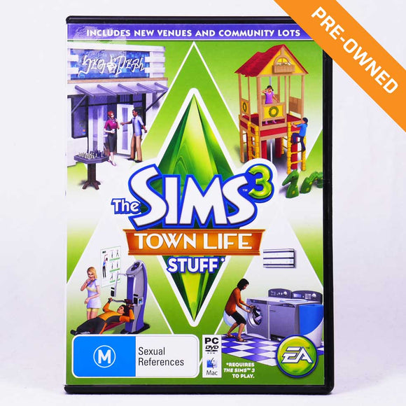 PC | Sims 3: Town Life Stuff Expansion Pack [PRE-OWNED]