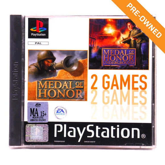 PS1 | Medal of Honor & Medal of Honor: Underground [PRE-OWNED]
