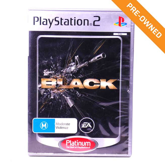 PS2 | Black (Platinum Edition) [PRE-OWNED]