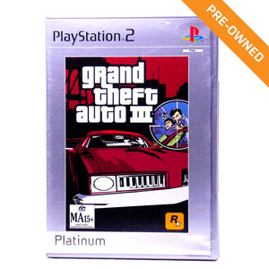 PS2 | Grand Theft Auto III (Platinum Edition) [PRE-OWNED]