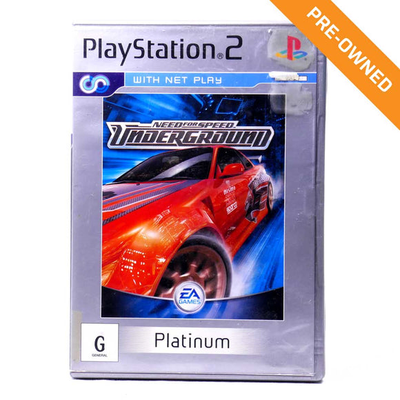 PS2 | Need for Speed: Underground (Platinum Edition) [PRE-OWNED]