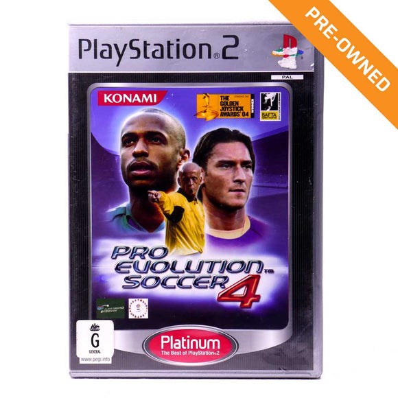 PS2 | Pro Evolution Soccer 4 (Platinum Edition) [PRE-OWNED]