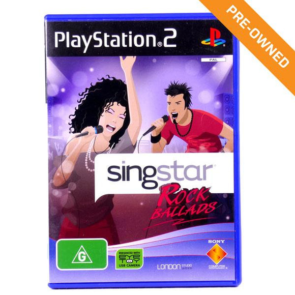 PS2 | SingStar: Rock Ballads [PRE-OWNED]