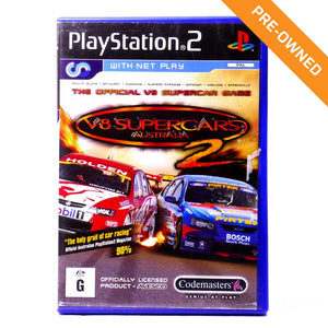 PS2 | V8 Supercars Australia 2 (No Booklet) [PRE-OWNED]
