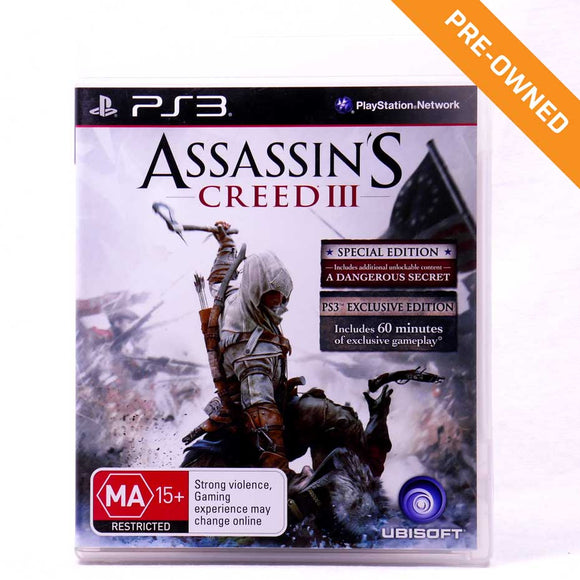 PS3 | Assassin's Creed III [PRE-OWNED]