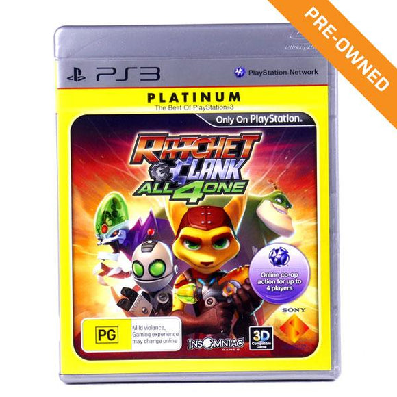 PS3 | Ratchet & Clank: All 4 One (Platinum Edition) [PRE-OWNED]