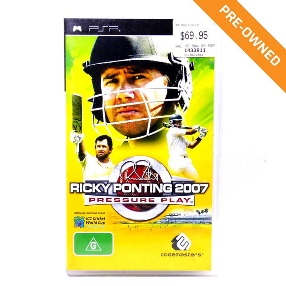 PSP | Ricky Ponting 2007: Pressure Play [PRE-OWNED]