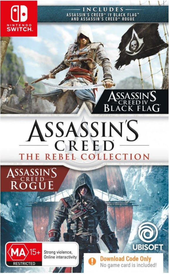Action Adventure game on Nintendo Switch Assassins Creed The Rebel Collection