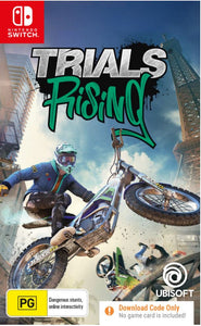 Action Game on Nintendo Switch Trials Rising Download Code In Box