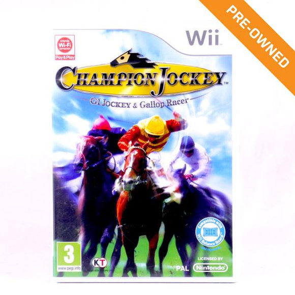 WII | Champion Jockey: G1 Jockey & Gallop Racer (UK Version) [PRE-OWNED]