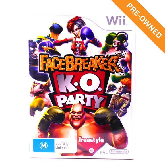 WII | FaceBreaker K.O. Party [PRE-OWNED]