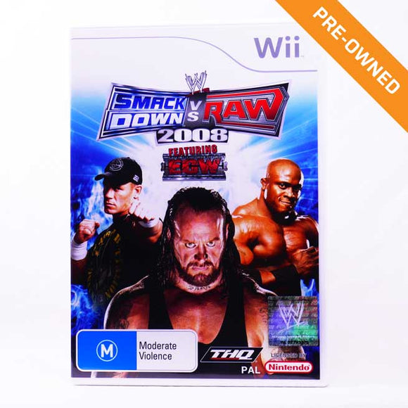 WII | WWE Smackdown vs Raw 2008 [PRE-OWNED]