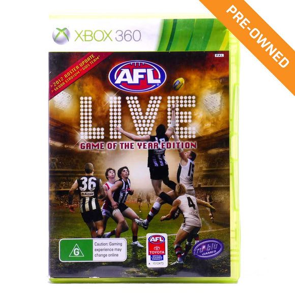 XBOX 360 | AFL Live (Game of the Year Edition) [PRE-OWNED]
