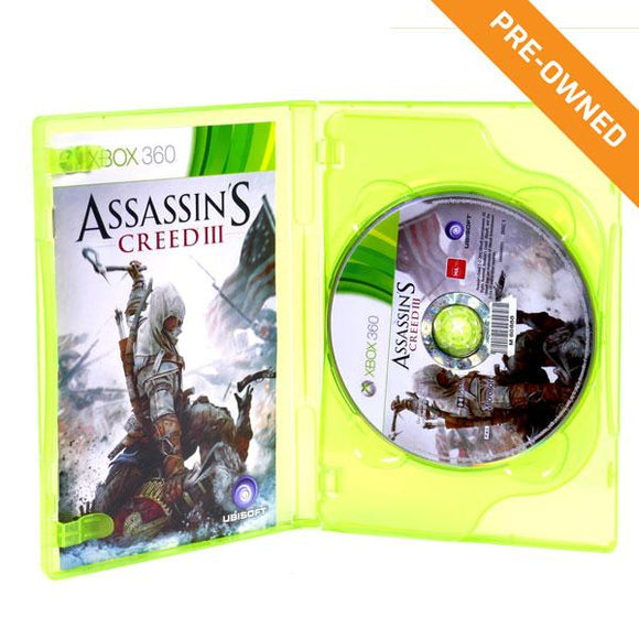 XBOX 360 | Assassin's Creed III (Disc Only) [PRE-OWNED]