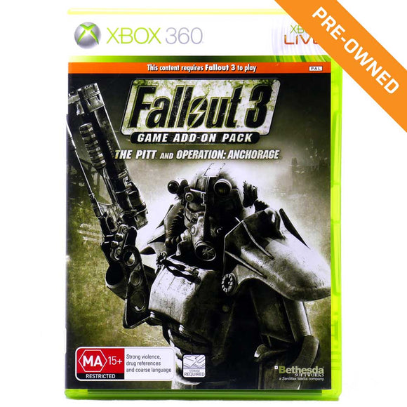 XBOX 360 | Fallout 3: Game Add On Pack (The Pitt and Operation: Anchorage) [PRE-OWNED]