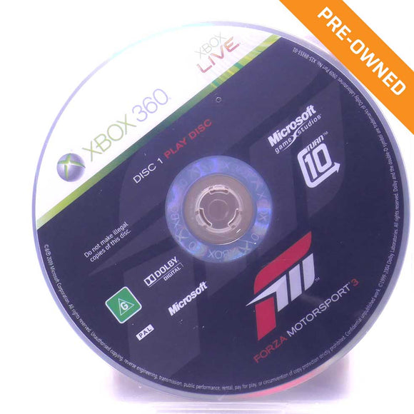 XBOX 360 | Forza Motorsport 3 (Disc Only) [PRE-OWNED]