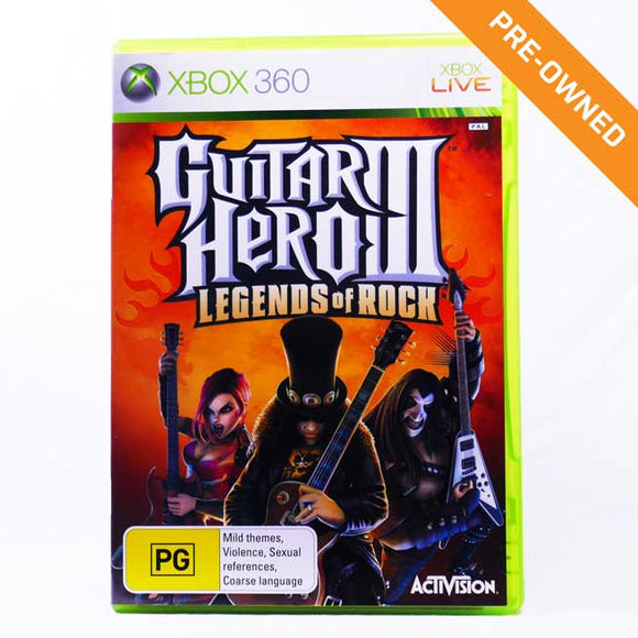 XBOX 360 | Guitar Hero III: Legends of Rock [PRE-OWNED]