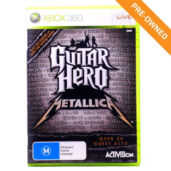 XBOX 360 | Guitar Hero: Metallica [PRE-OWNED]