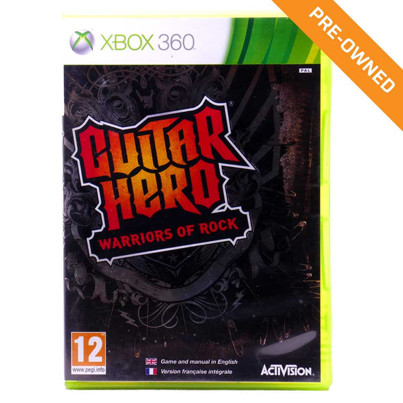XBOX 360 | Guitar Hero: Warriors of Rock (UK Version) [PRE-OWNED]