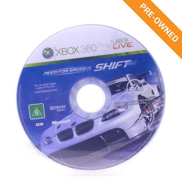 XBOX 360 | Need for Speed Shift (Disc Only) [PRE-OWNED]