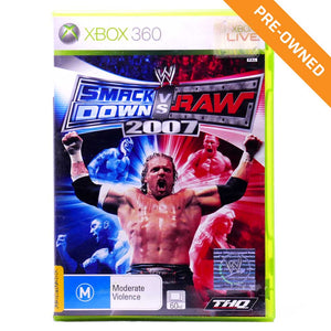 XBOX 360 | WWE Smackdown vs Raw 2007 [PRE-OWNED]