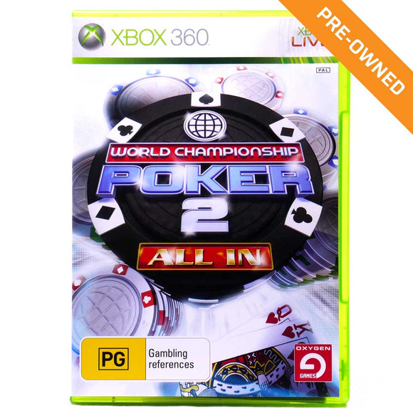 XBOX 360 | World Championship Poker 2: All In [PRE-OWNED]
